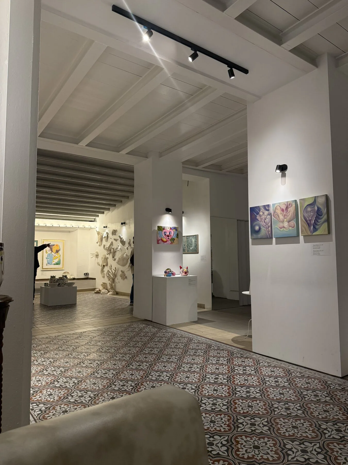 The current show on the gallery floor